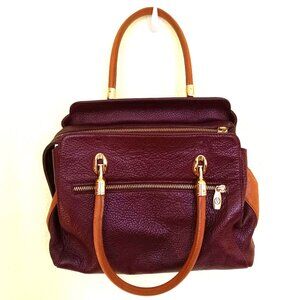 Italian Genuine Leather New Bag " VALENTINA " with Belt.